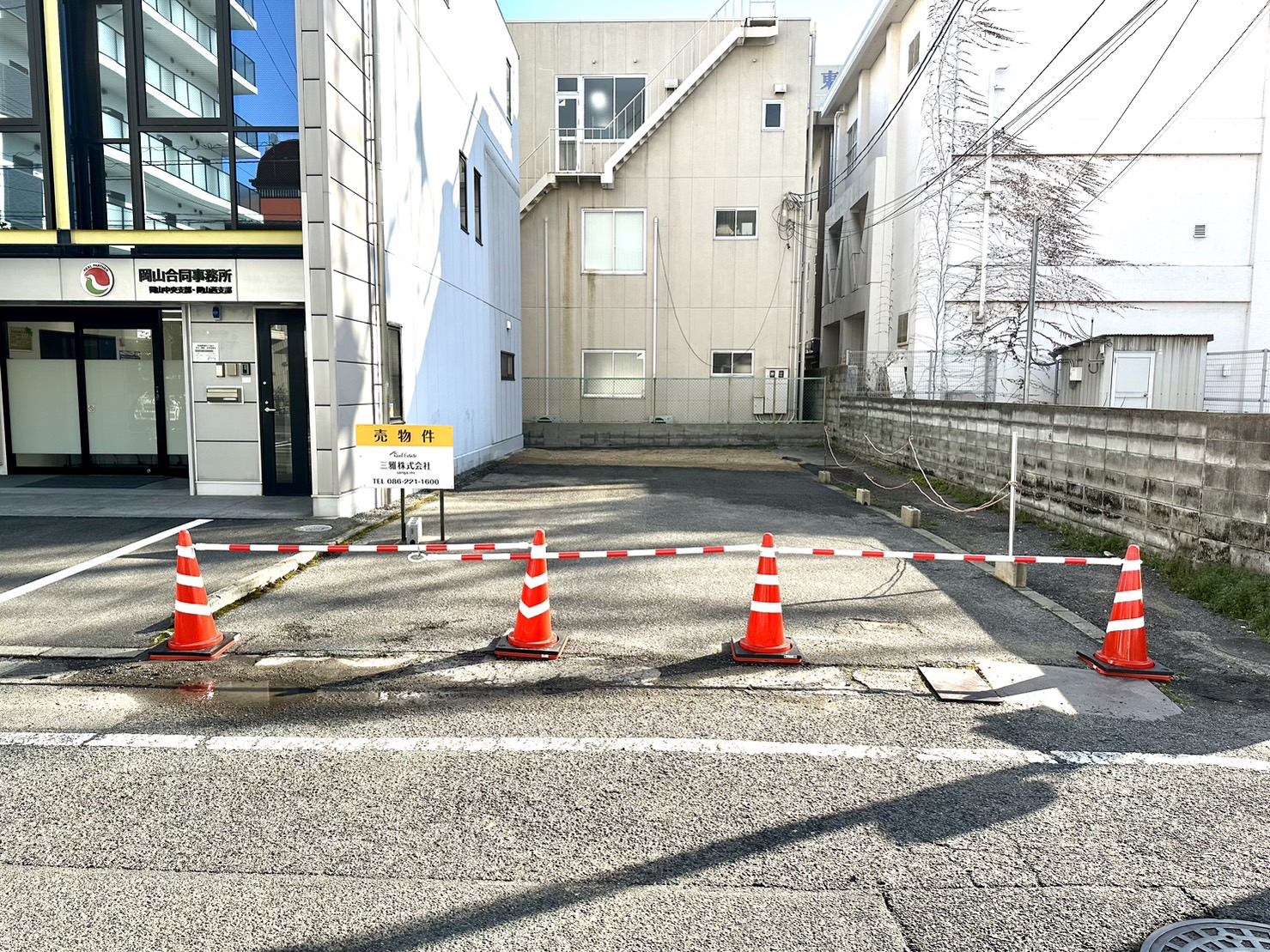 岡山駅まで徒歩5分です　土地【更地】